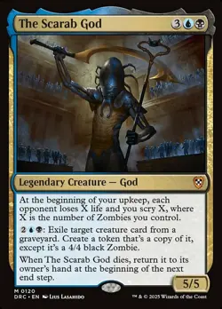 MTG The Scarab God, NM-Mint, English Commander: Aetherdrift - Image 1