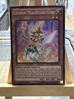 Yugioh *Lemon Magician Girl X1* Secret Rare 1st Edition (NM) MVP1-ENS51 - Image 1