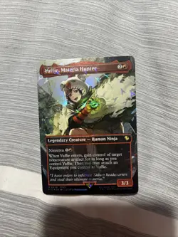 Yuffie, Materia Hunter (Borderless)(Chocobo Track Foil) Commander: Final Fantasy - Image 1