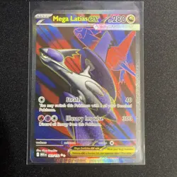 Mega Latias ex 163/132 ME01: Mega Evolution Holofoil Ultra Rare Pokemon TCG - Image 1