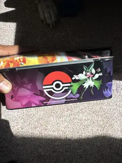 pokemon lunch box tin charizard Filled With Cards - Image 2
