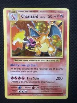 2016 Pokemon XY Evolutions 11/108 Charizard Holo NM - Image 1