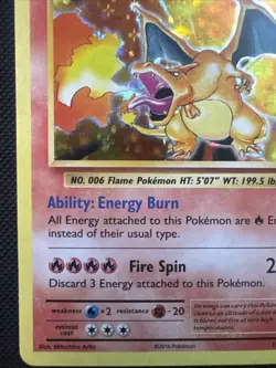 2016 Pokemon XY Evolutions 11/108 Charizard Holo NM - Image 2
