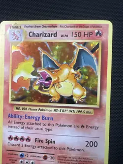 2016 Pokemon XY Evolutions 11/108 Charizard Holo NM - Image 4