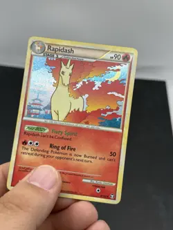 Pokemon TCG Rapidash HS Triumphant - 8/102 Holo Rare 2010 LP - Image 3