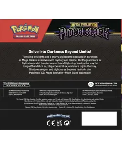Pokemon : TCG: Mega Evolution Pitch Black Booster Box (36 Packs) ✅ - Image 3