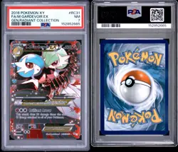 2016 POKEMON XY GENERATIONS RADIANT COLLECTION FULL ART/M GARDEVOIR EX PSA 7 - Image 3