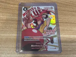 [In Hand] Round1 USA Monkey.D.Luffy OP16-095 Promo | One Piece Trading Card Game - Image 1