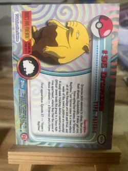 #96 Drowzee Pokemon Card 1999 Topps Blue Label 1st Print Edition NM/lp - Image 2