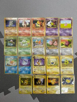 Pokemon Card Vintage Old Back Lot Pikachu Raichu 19 Cards Japanese TCG - Image 1
