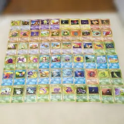 Pokemon Card Old Back Vintage 120 Card Collection Lot Japanese Trading Card - Image 1