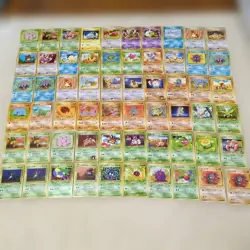 Pokemon Card Old Back Vintage 120 Card Collection Lot Japanese Trading Card - Image 2