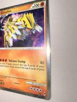 Pokemon Card Groudon Shiny Holofoil Rare Call of Legends SL04 - Image 3
