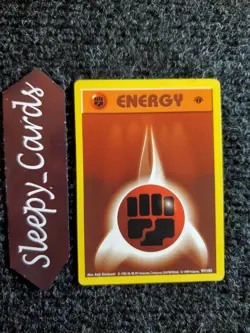 Fighting Energy 97/102 1st Edition Base Set Shadowless 1999 Pokemon NM - Image 1