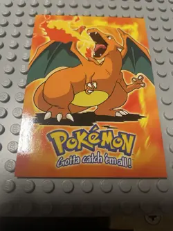 Charizard Topps Pokemon E6 of 12 Blue Logo NM - 0002 - Image 1