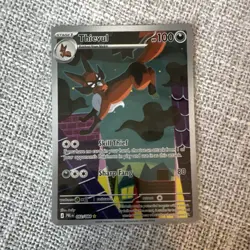 Pokemon TCG Thievul 092/084 Darkness Ablaze Reverse Holo Rare English 2020 100HP - Image 1