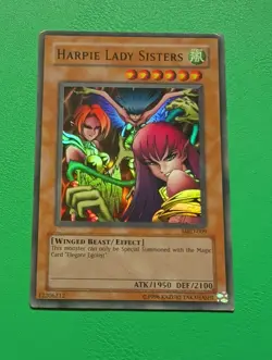 Yugioh TCG Harpie Lady Sisters MRD-009 Super Rare HP - Image 1