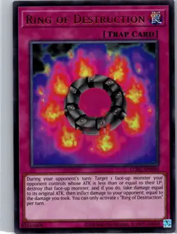 Ring of Destruction Unlimited UR Legendary Collection Kaiba LCKC-EN050 NM - Image 1