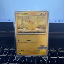 Pikachu 214 - 2024 Illustration Contest Promo Pokemon TCG - NM - Image 1