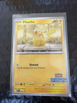 Pikachu SVP 214 - Illustration Contest 2024 - Promo - Pokemon TCG - Image 1