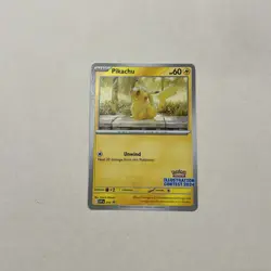 Pikachu (Illustration Contest 2024) 214 Scarlet & Violet Promo Pokemon NM/M - Image 1