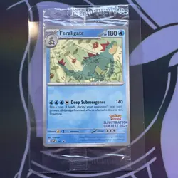 Pokemon Center 2024 Illustration Contest Sealed Feraligatr 213 Pikachu 214 215 - Image 1