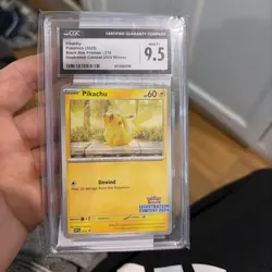 CGC 9.5 Pokemon Pikachu - 214 (Illustration Contest 2024) 214 Sv: Promo - Image 3