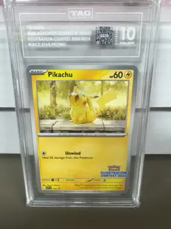 Pokemon Pikachu Illustration Contest 2024 Promo Scarlet & Violet 214 TAG 10 2025 - Image 1