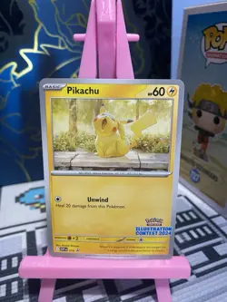 Pokemon TCG Pikachu Illustration Contest 2024 SVP 214 Mint Condition - Image 1