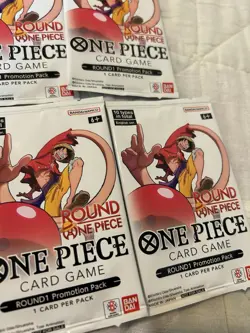 Round 1 One Piece Card Game Promotional Pack - English ALL 10 packs IN HAND - Image 3