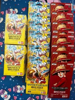 One Piece His Will & Kami's Island Lot of 16 (14 Booster Packs / 2 Double Packs) - Image 1