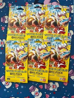 One Piece His Will & Kami's Island Lot of 16 (14 Booster Packs / 2 Double Packs) - Image 3