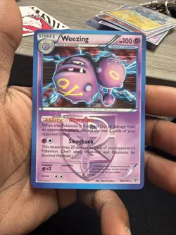 Pokemon WEEZING Card 58/135 Holo Rare LP Plasma Storm Light Play TCG Team Plasma - Image 1