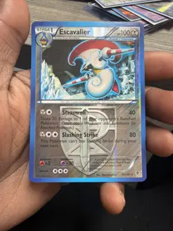 Pokemon Escavalier Holo Rare Card 61/101 Plasma Blast 2012 Blue Border - Image 1
