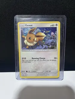 Pokemon Eevee TCG SM235 Sun & Moon Black Star Promo Holo Card LP - Image 1