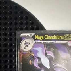 Nintendo Pokemon TCG 2-Card Lot: Mega Chandelure EX 115/084, Morpeko ex 102/084 - Image 2