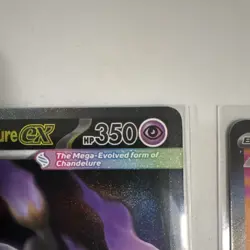 Nintendo Pokemon TCG 2-Card Lot: Mega Chandelure EX 115/084, Morpeko ex 102/084 - Image 3
