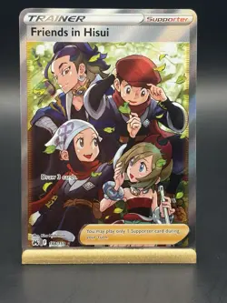 Pokemon Card Friends in Hisui 148/159 Crown Zenith Full Art Ultra Rare NM - Image 1