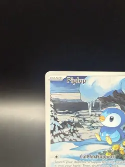 Piplup 098/094 Illustration Rare IR Holo Me02: Phantasmal Flames Pokemon Card NM - Image 3