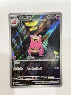 Pokemon Slow to Pitch Black Holo Full Art Card - Image 1
