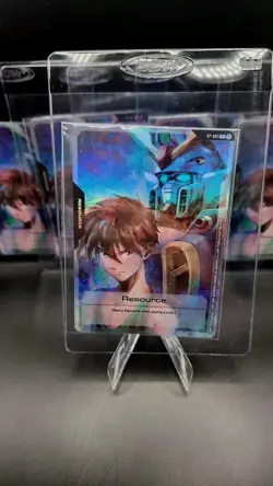 Gundam Card Game RP-001 Beta Promo Holo Sealed - Image 2