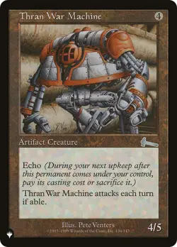 NM - Thran War Machine [LIST - 134/143] The List Reprints - Image 1