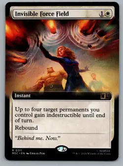 Invisible Force Field (Extended Art) 311 Commander: Marvel Super Heroes NM - Image 1