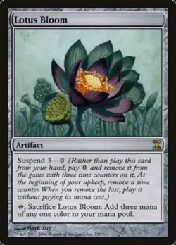 MRM ENGLISH Spirale Temporelle - Lotus Bloom [EX/NM] MTG magic TSP - Image 1