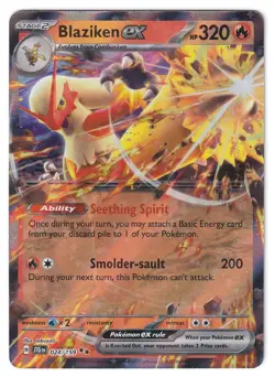 Pokemon TCG Blaziken ex 024/159 Double Rare Journey Together Holo NM - Image 1