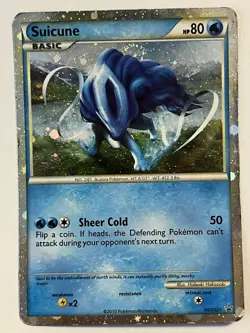 2010 Pokemon TCG Black Star Promo Holo Suicune HGSS21 - Image 1