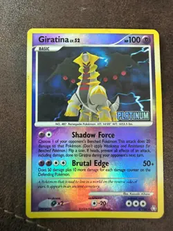 Pokemon Giratina 4/146 Legends Awakened Platinum Stamped Reverse Holo HP - Image 1