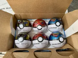 Pokemon Go TCG Poke Ball Tin Factory Sealed New - Lot of 6 (18 Packs) - Image 1