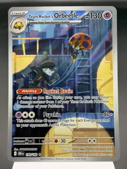 Team Rocket’s Orbeetle 198/182 - Illustration Rare -Destined Rivals Pokemon NM - Image 1
