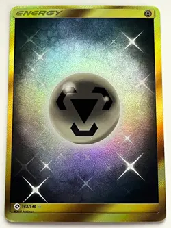 Pokemon TCG Metal Energy 163/149 SM Burning Shadows Secret Rare Holo ENG - Image 1